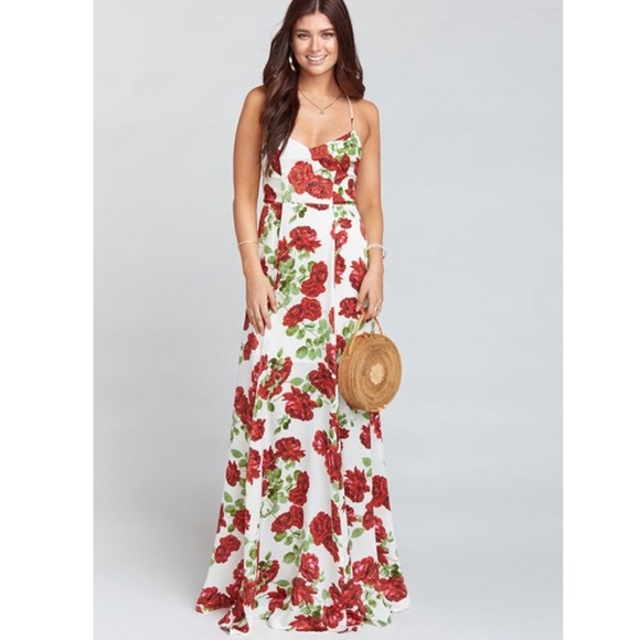 Show Me Your MuMu•Floral Open Back Maxi Dress•NWT - Picture 3 of 6